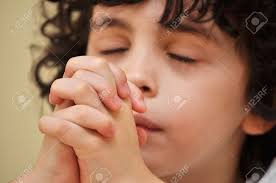 Boy praying